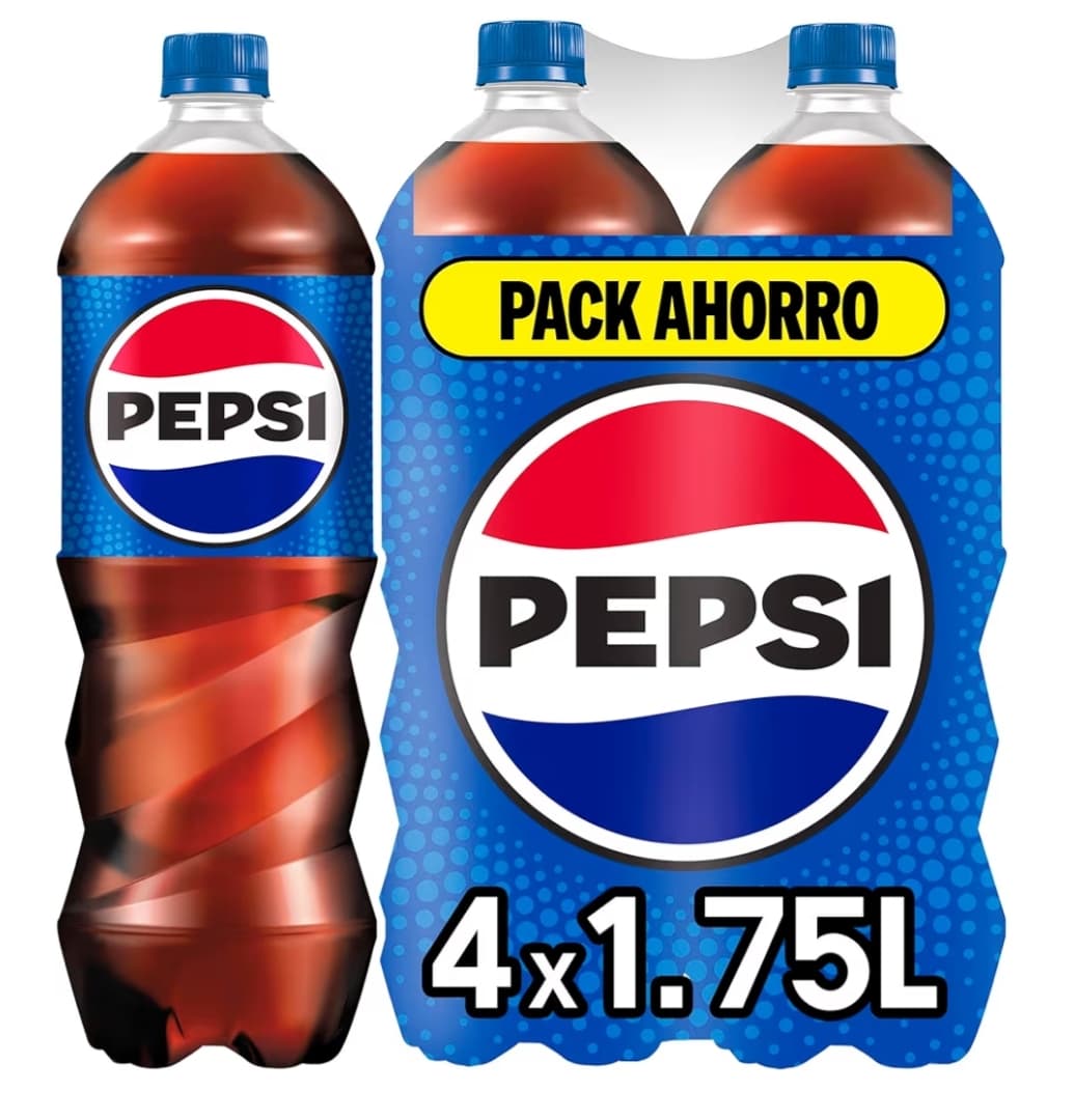 4 X Pepsi 1.75L - Refresco de Cola - Bipack