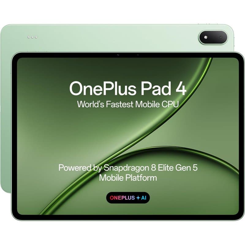 OnePlus Pad 4 - 12/256GB, 13.2" UHD con 144Hz VRR (1000 nits), Snapdragon 8 Elite, UFS 4.1, 13380mAh y 80W, WiFi 7, Dolby Atmos, - Tablet