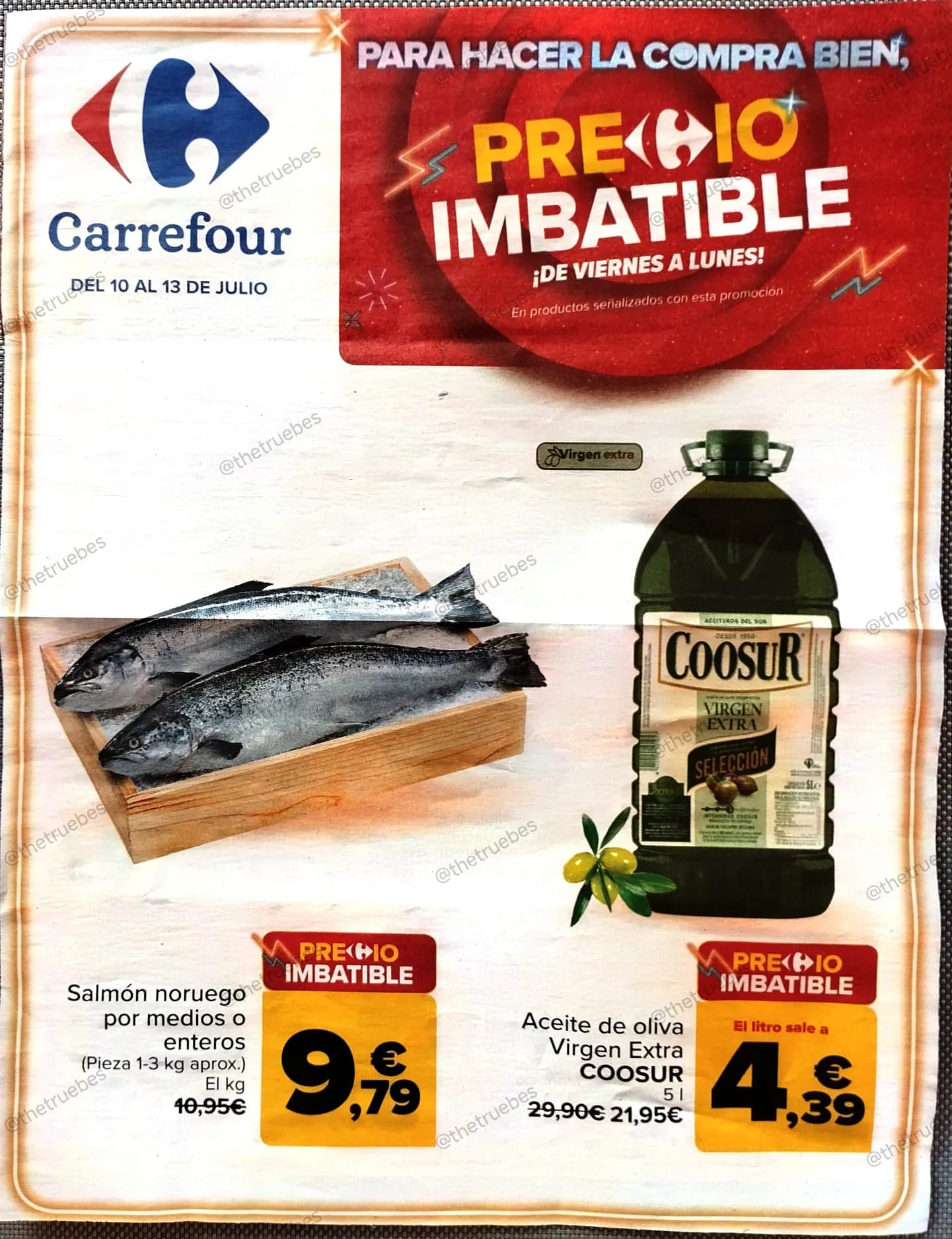 Folleto Carrefour 10 al 13 de julio Precio Imbatible