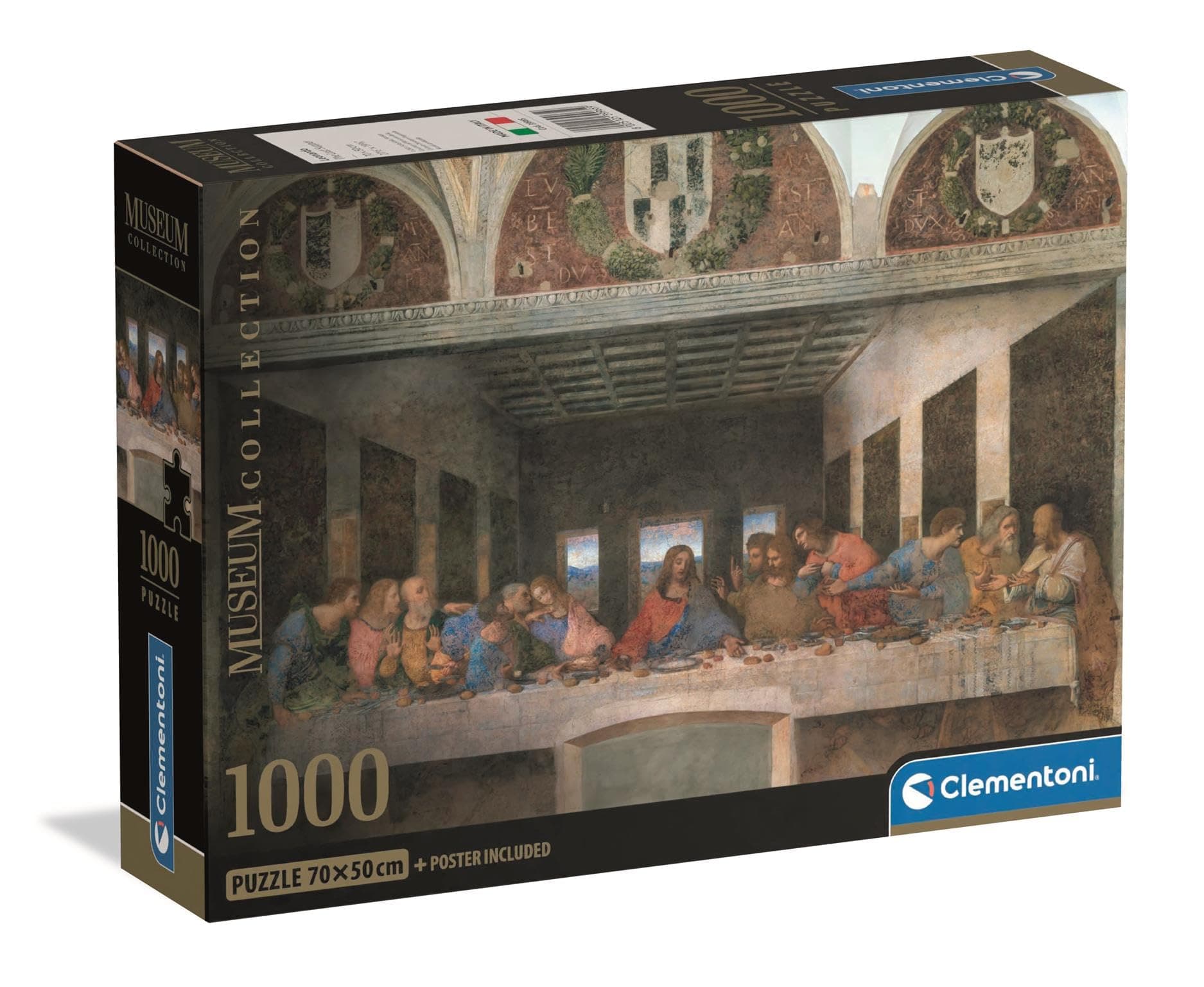 Clementoni - Puzzle Adulto 1000 Piezas "La Ultima Cena" 39965 | 70x50cm
