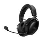 HyperX Cloud III S - Auriculares Gaming inalámbricos, Bluetooth, 2.4Ghz, PC, PS5, Xbox, Drivers 53 mm, DTS, micrófono 10mm, batería 200h