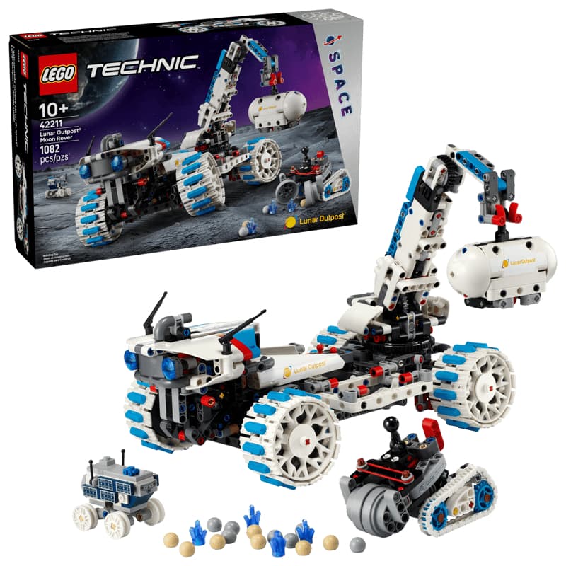 Lego Technic 42211 Vehículo Espacial Lunar Outpost: Róver Lunar