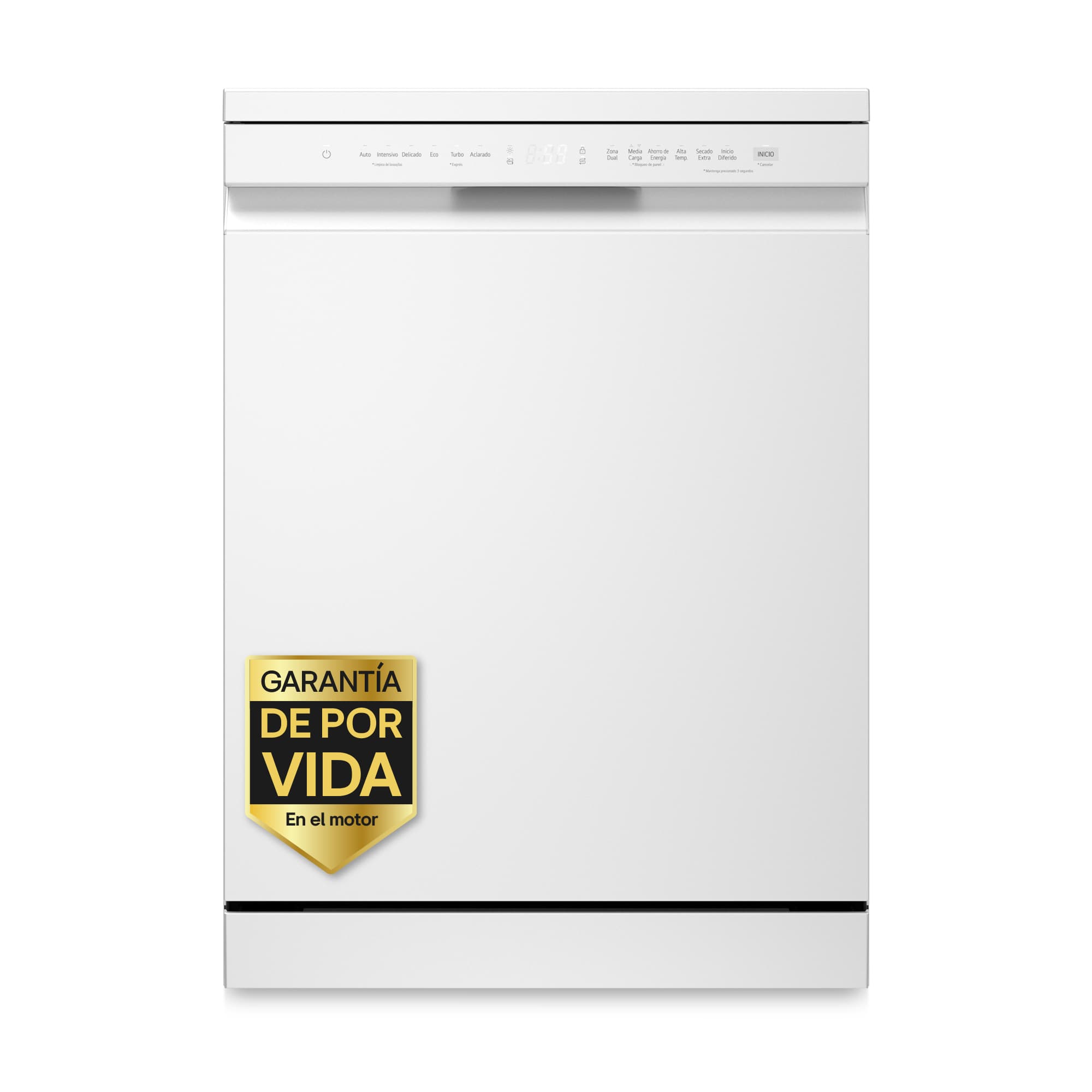 Lavavajillas LG DF273FW, 14 servicios, 10 programas, 60 cm, QuadWash, Blanco