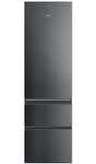 Haier HTR3620CNMP - Frigorífico Combi, No Frost, 202,5 cm, 414 L, 4 Cajones, Clase C, Inox