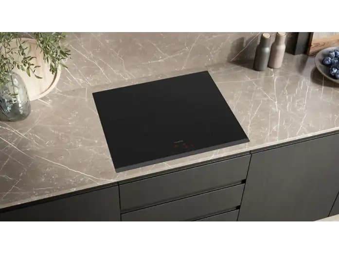 Placa inducción - Siemens EH631BJB6E, 3 Zonas, 28 cm, 59.2 cm, PowerBoost, Negro