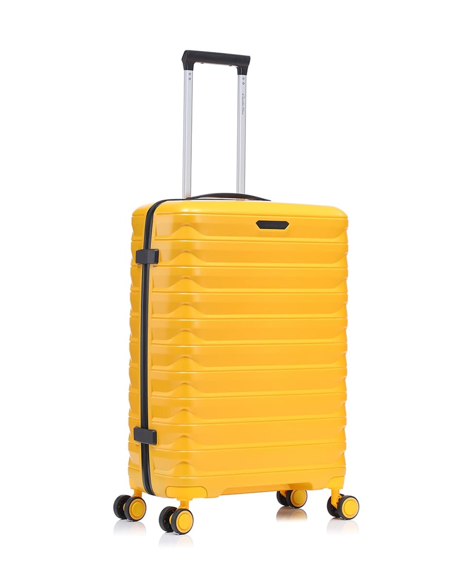 Maleta trolley grande polipropileno revesrse zipper 77 cms 3,4 kg. - Emidio Tucci - Amarillo