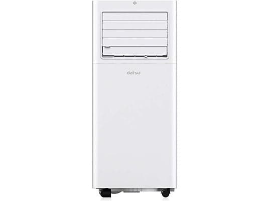 Daitsu APD-07FX - Aire acondicionado portátil, 1763 fg/h, Velocidad Ajustable, 320 m³, 54 dB (A), Blanco