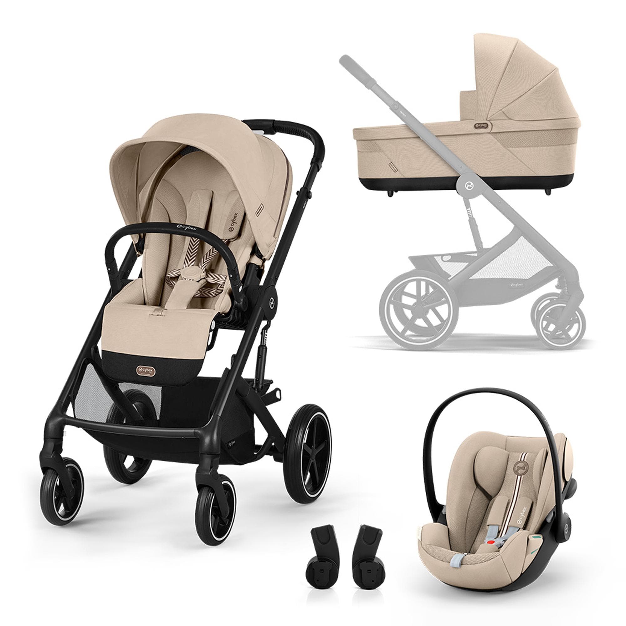 Carro de bebé trio Cybex Balios One Box Plus Beige
