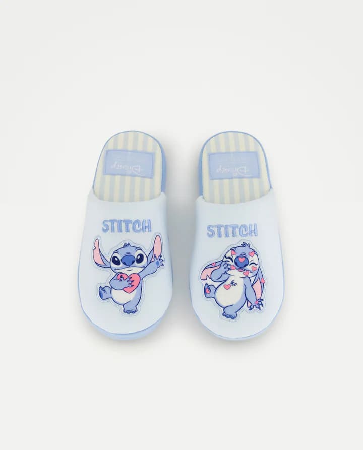 Pantufla de niña lilo & stitch Azul Cotton Juice