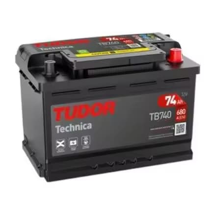 Tudor TB740 bateria de coche 12V 74Ah 680A, Gama Technica