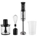 Batidora de Mano Origial Hand&Mix 1200W con Accesorios Negro Acero Inoxidable