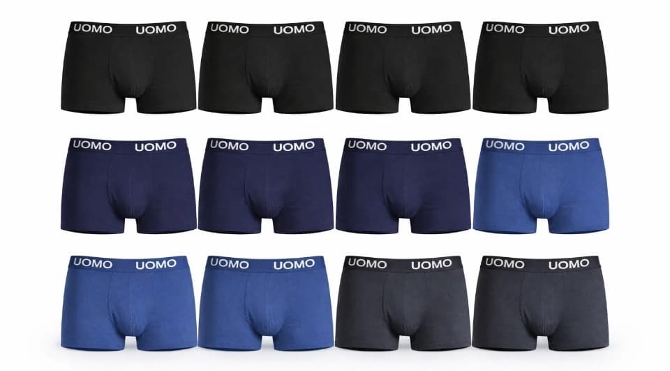 Pack 12 boxers hombre UOMO