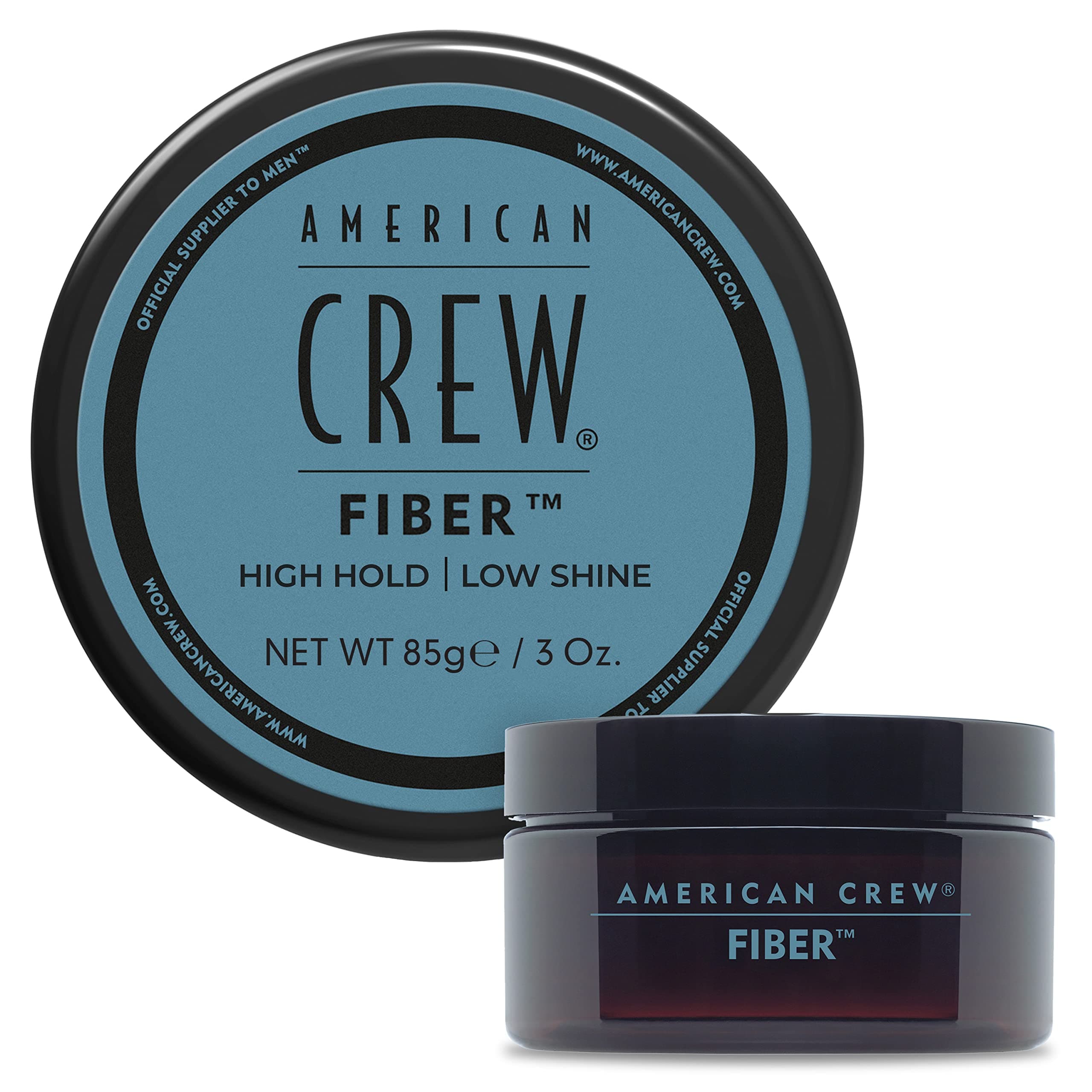 American Crew - Fiber, Cera para el Pelo Hombre, Fijación Fuerte y Flexible