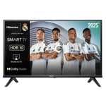 TV Hisense 32A4Q 32" (81,28 cm), LED, HD, 60 Hz, Smart TV, HDR, Procesador: NT72690, Dolby MS12, Profundidad de color TCON: 8 bit