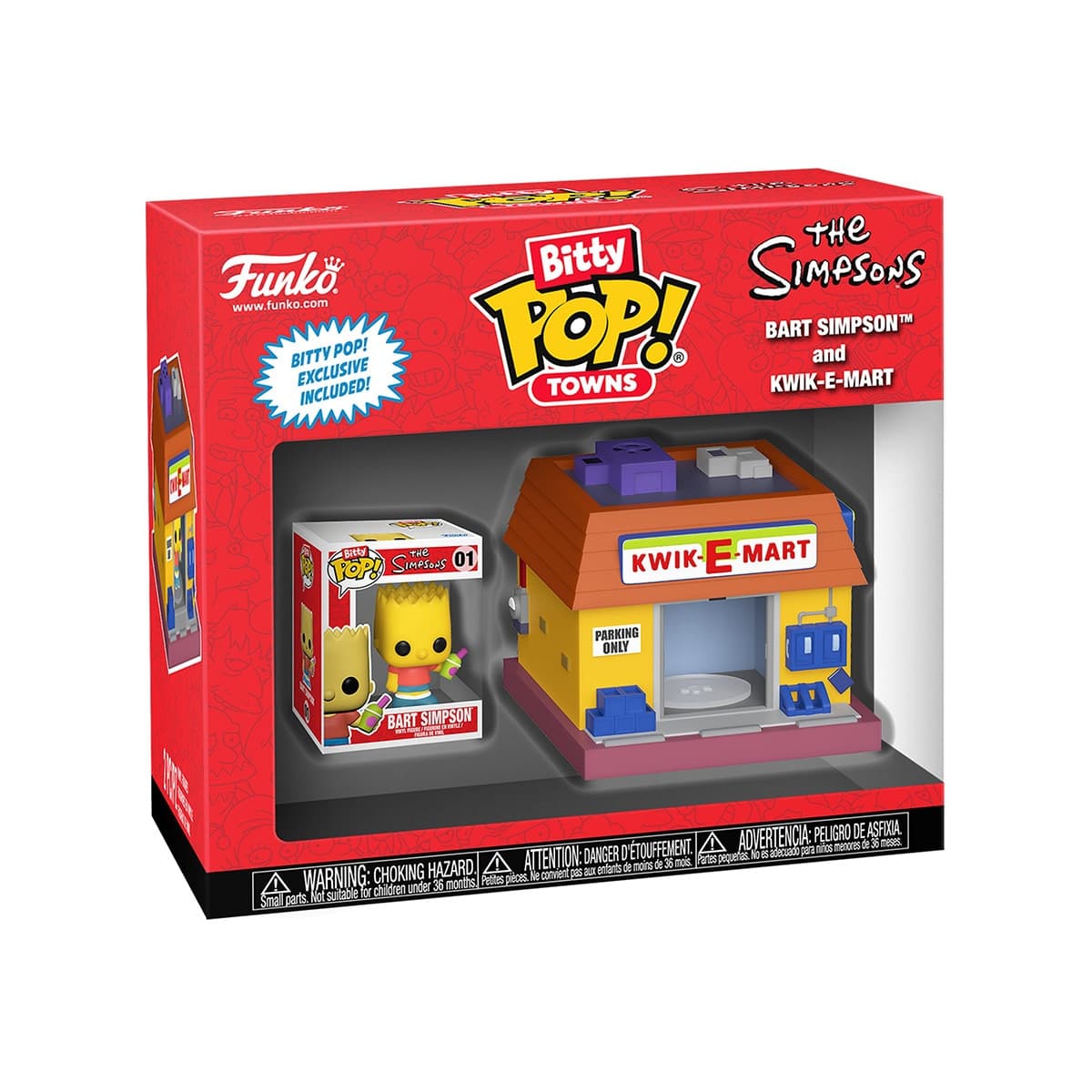 Funko - Bitty Pop Town Kwik-E-Mart Los Simpsons