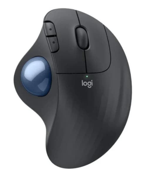 Ratón Ergonómico Inalámbrico Logitech ERGO M575S Negro (Trackball para pulgar, Bluetooth, receptor Logi Bolt, 2000 DPI, clics silenciosos)