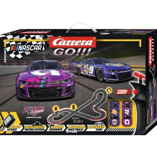 Set de pistas de carreras 1:43 con 2 vehículos