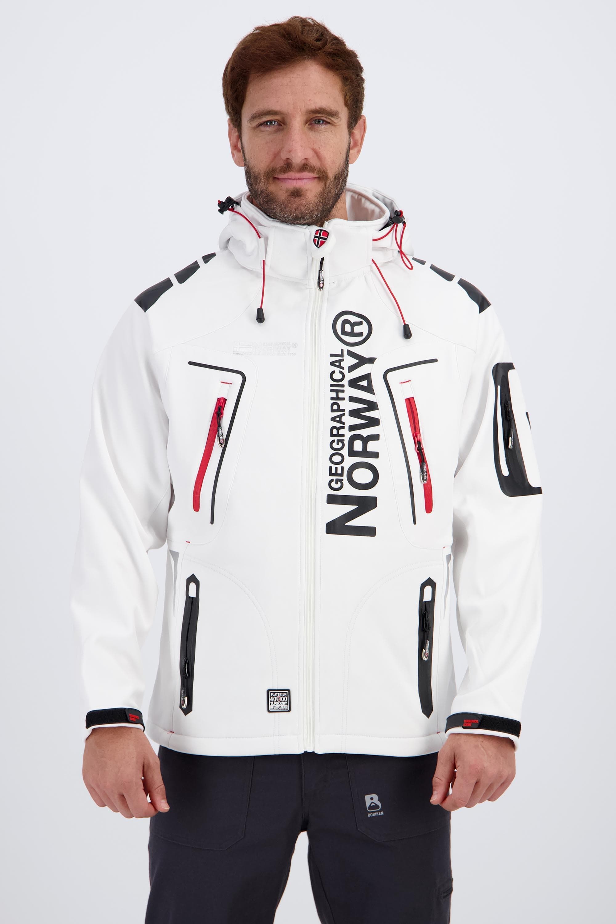 Softshell Geographical Norway Techno blanco