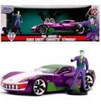 Figura Metals DC Joker y Corvette Stingray