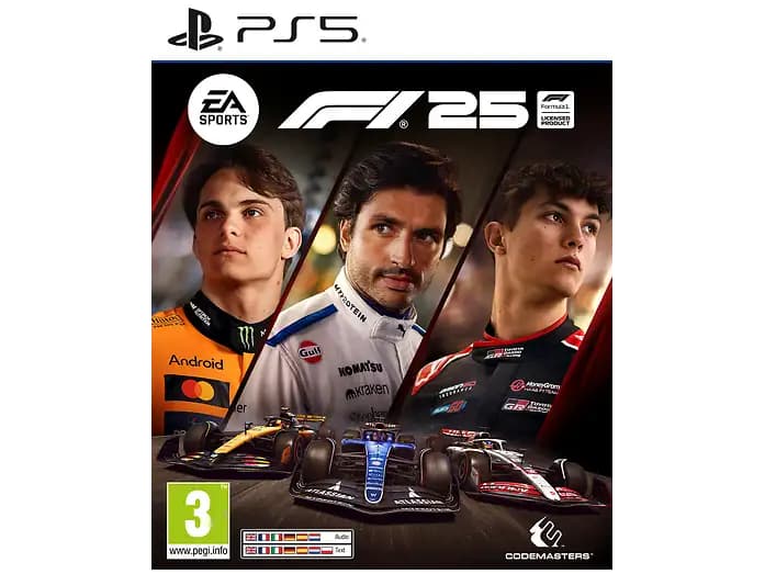 Juego PS5 EA SPORTS F1 25 (simulación oficial Fórmula 1, modo Carrera profesional, circuitos y pilotos actualizados, edición física disco)