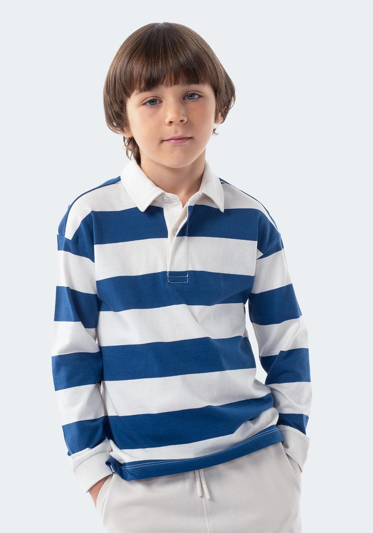 Polo a rayas de Niño TEX (2 colores, tallas de 9 a 12 años, recogida en tienda gratuita)