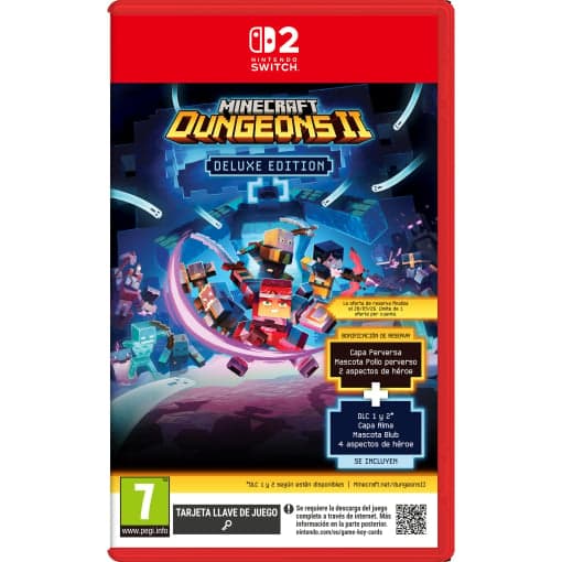 Minecraft Dungeons 2 Deluxe Edition para Switch 2