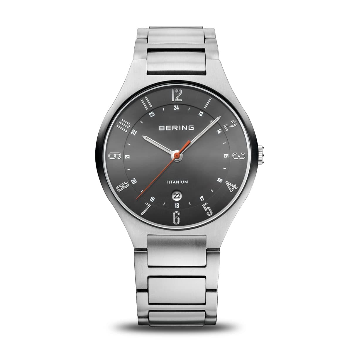 Bering Titanium Watch Collection | Caja: titanio/plata/39 mm | cristal de zafiro | 5ATM |