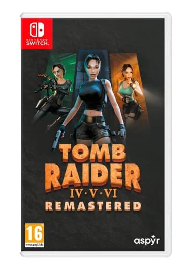 Juego Tomb Raider IV-VI Remastered Nintendo Switch (Trilogía Lara Croft, gráficos renovados, formato físico, aventuras, en Carrefour)