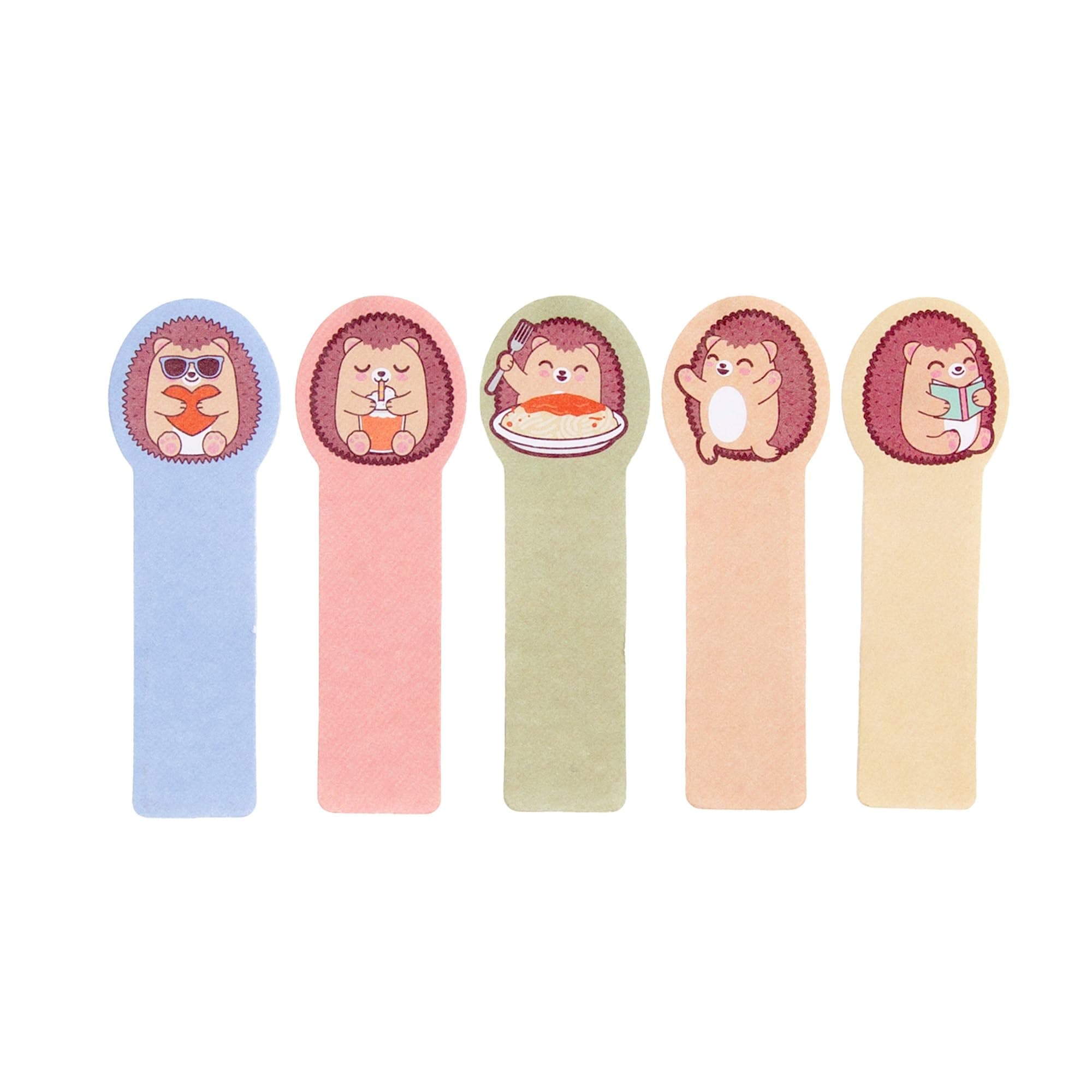 Mr. Wonderful Marcapáginas Adhesivos Erizo – Set de 125 Marcadores Adhesivos para Agenda y Libros