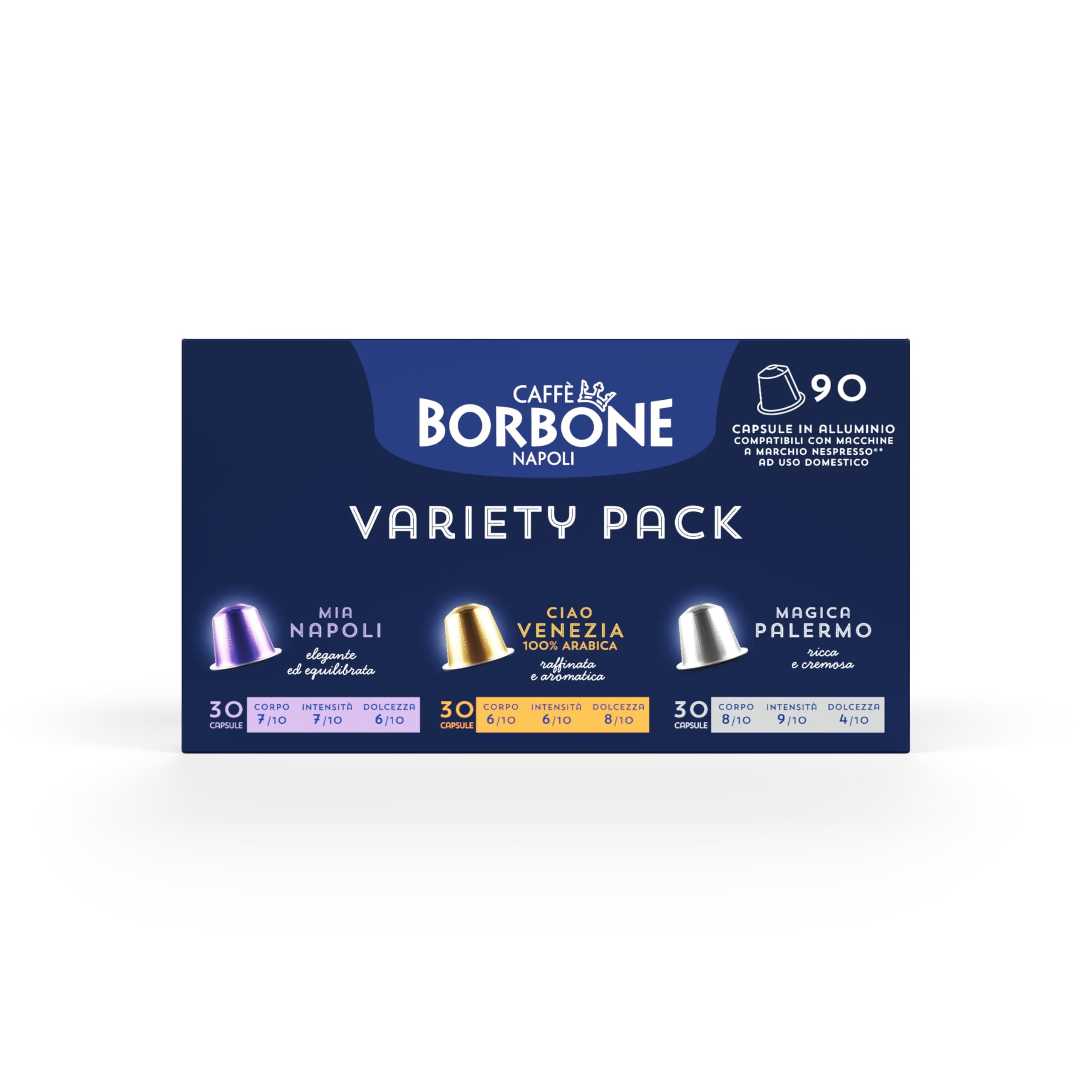 kit degustación 90 cápsulas Nespresso Borbone a 0,15€ unidad (Prime days)
