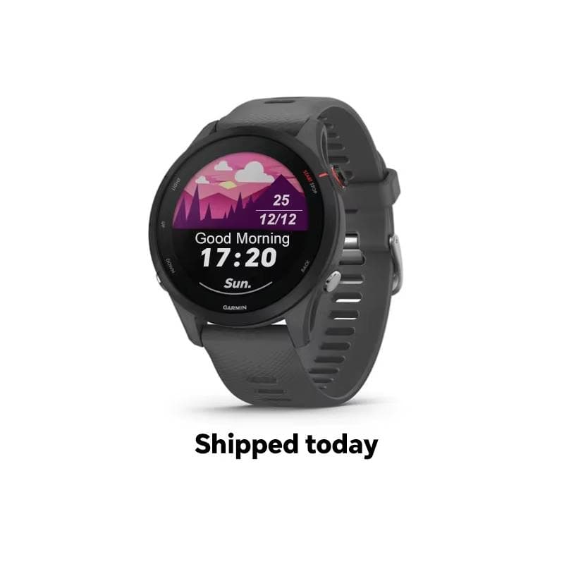 Reloj Deportivo Inteligente Garmin Forerunner 255 de 46 mm con NFC, 4 GB de RAM, Bluetooth, WIFI, Estilo Básico