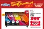 TV LG 55QNED70A6A 55" (139,7 cm), QNED, 4K UHD + 100 euros en cupón para gastar del 12 al 25 de mayo