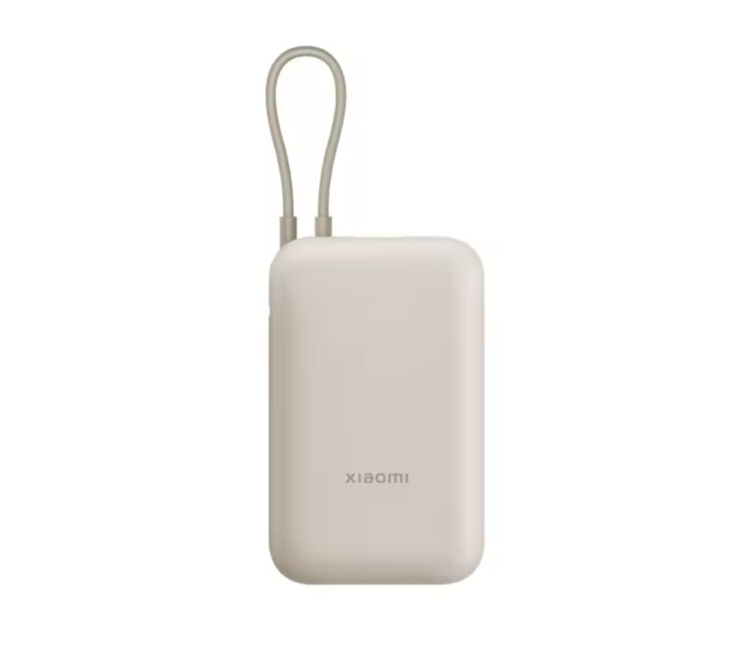 Xiaomi Power Bank 10000mAh (Integrated Cable), Cable de corriente integrado, Compatible con numerosos dispositivos