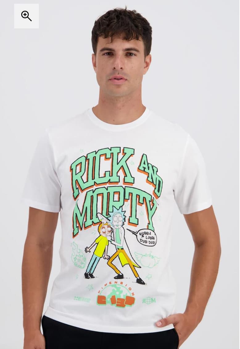 Camiseta Rick And Morty Hombre Warner- Tallas de la S a 2XL- Recogida en tienda gratis