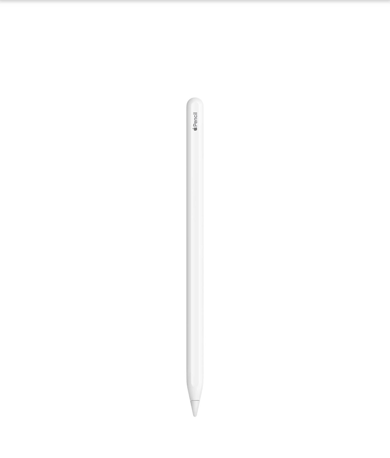 Apple Pencil, 2ª generación, Bluetooth, Se acopla y enlaza magnéticamente, Blanco
