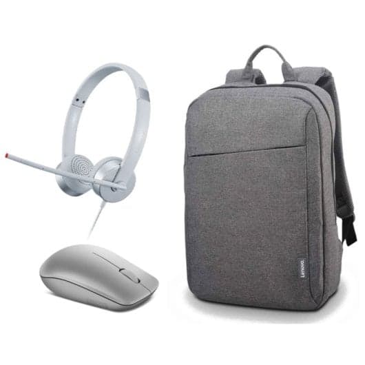 Lenovo Smarter Learning Portability Bundle Kit Pack Auriculares + Ratón + Mochila para Portátiles
