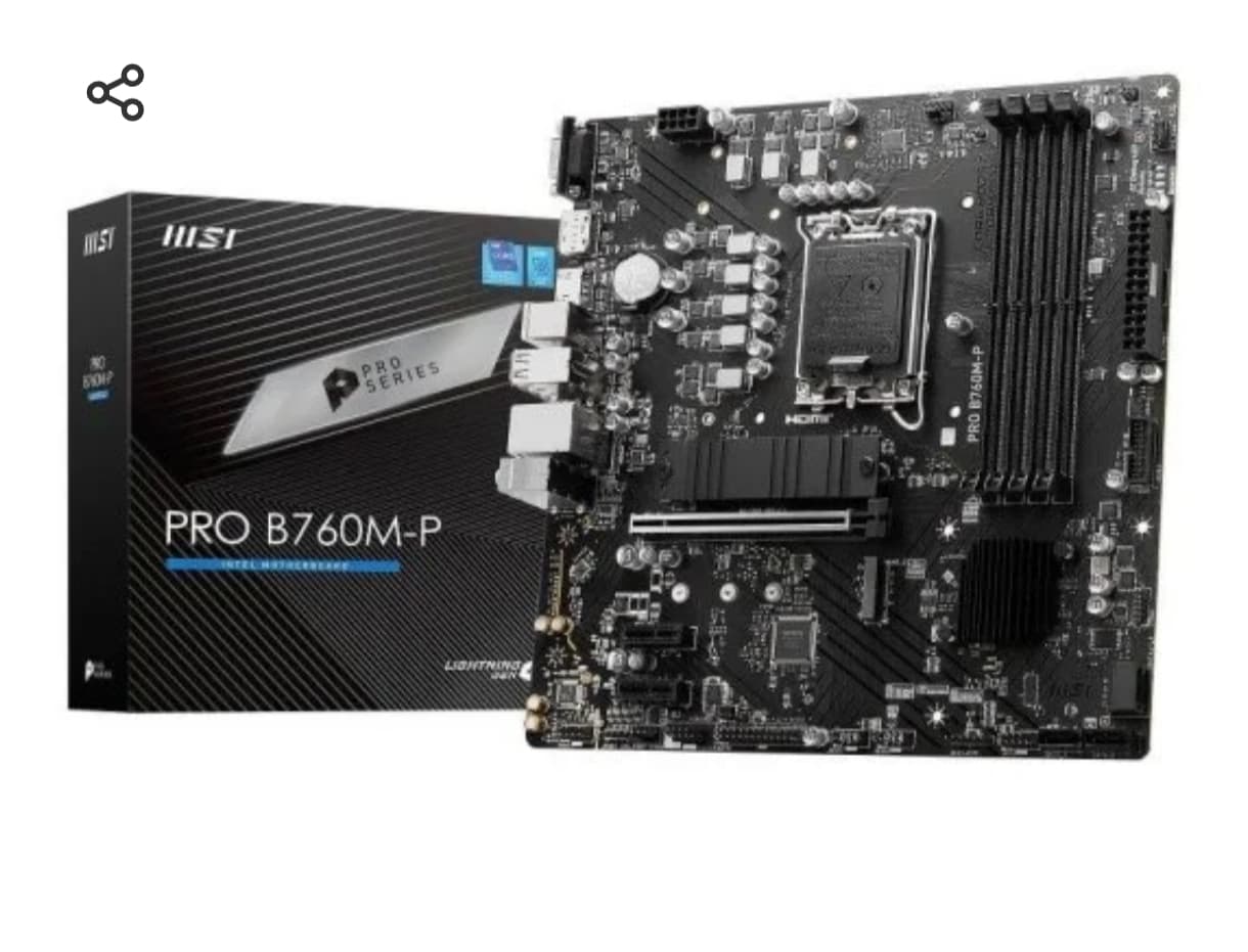 Placa Base MSI PRO B760M-P
