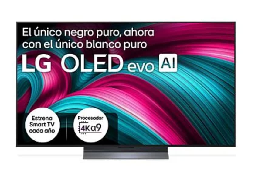 Smart TV LG OLED 55" C5 (4K, Procesador α9 Gen8 AI, Smart TV, HDMI 2.1, Ideal PS5)