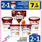2x1 Tarrinas Häagen Dazs