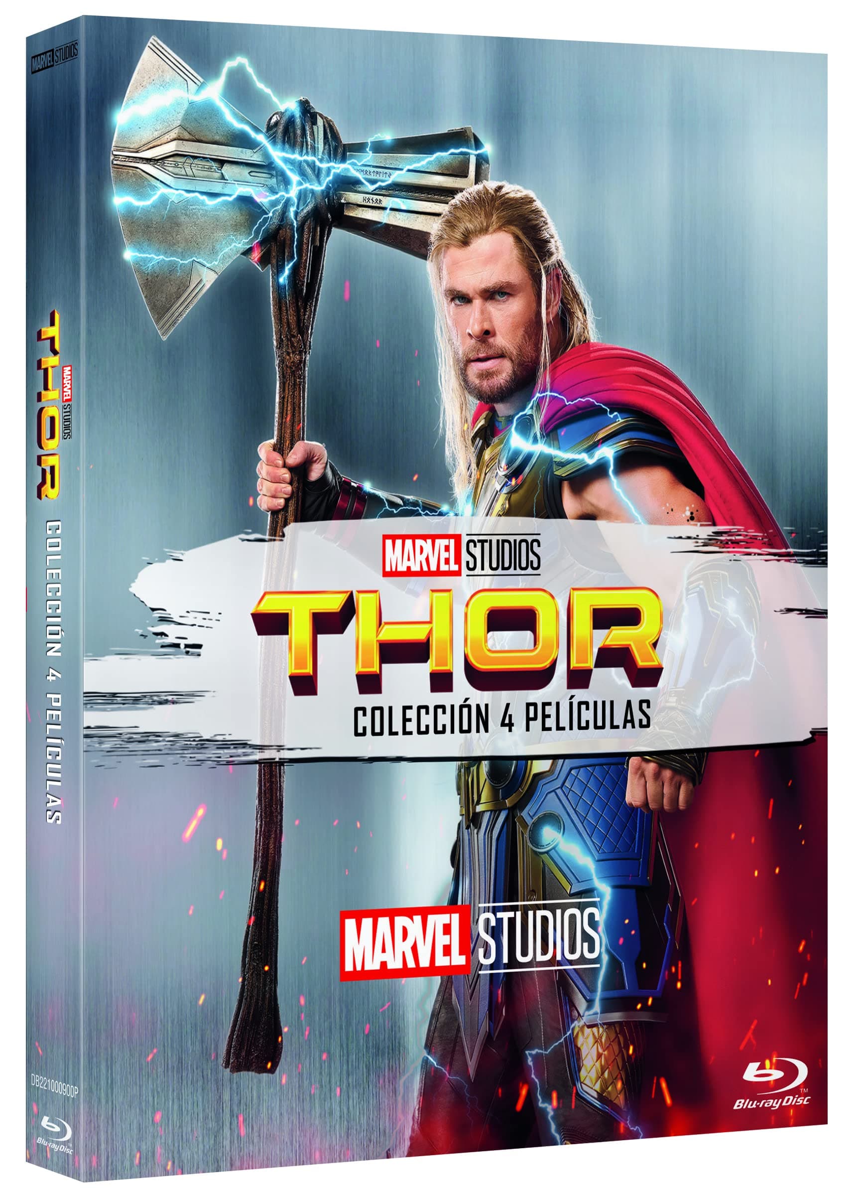 Thor 1-4 (Blu-ray) Pack 4 peliculas: Thor, El Mundo Oscuro, Ragnarok, Love and Thunder