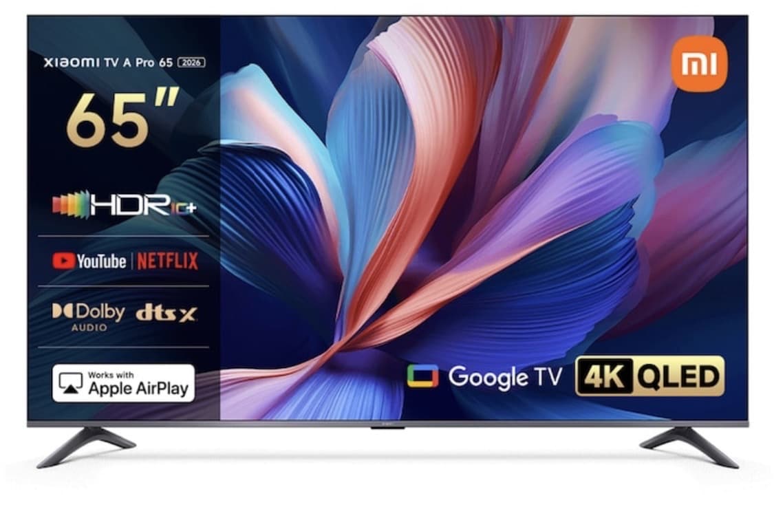 TV QLED 163 cm (65") Xiaomi A Pro 2026 UHD 4K con Google TV, HDR10+, Dolby Audio DTS-X - Gris