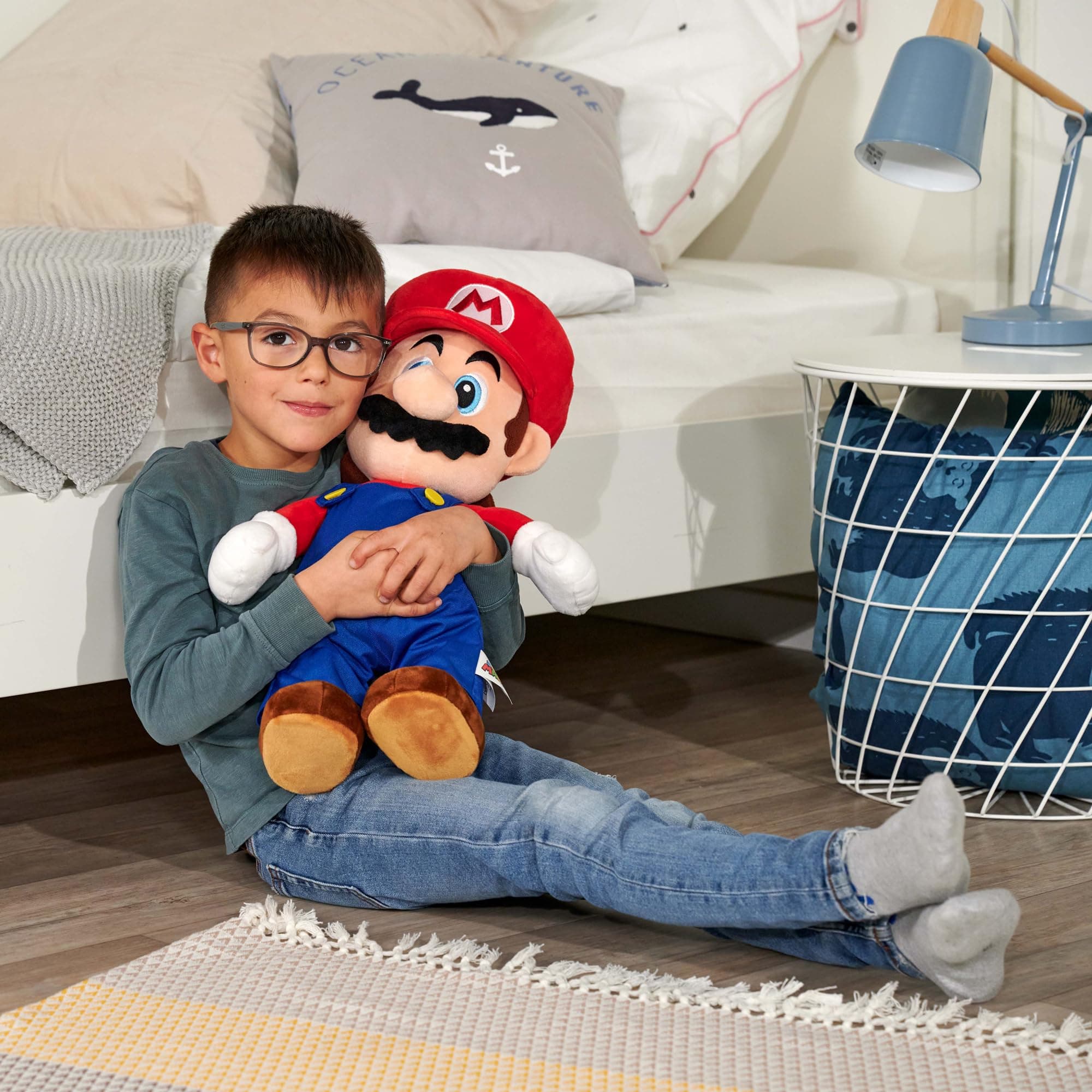 Peluches Gigantes de Super Mario (Mario 50 cm y Toad 40 cm) por Solo 19,99 € cada uno