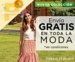 CARREFOUR: Envío gratis en toda la moda SIN MÍNIMO de compra, del 10 al 14 de abril