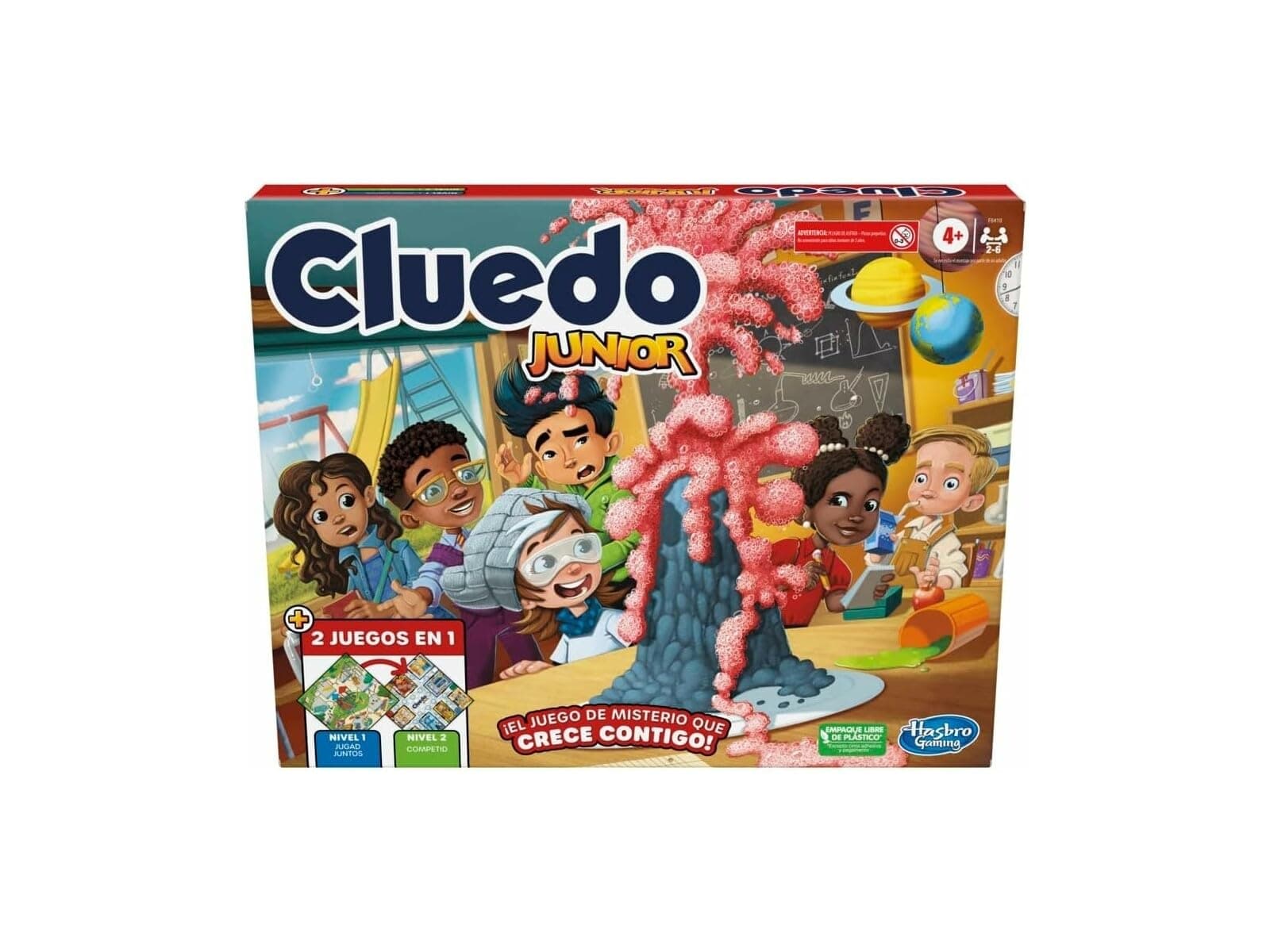 Hasbro Gaming Cluedo Junior, Juego de Mesa 2 en 1
