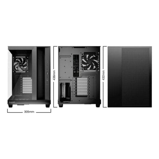 Caja PC Be quiet Light Base 500 Negra ATX cristal templado