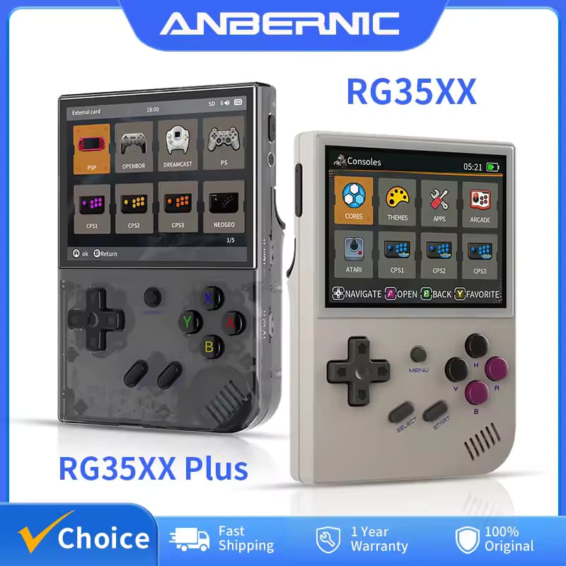 ANBERNIC RG35XX Plus/RG35XX Consola de juegos portátil retro