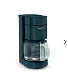 Cafetera de Goteo Moulinex FG1214F0, 12 Tazas, 1,1 L - Negro