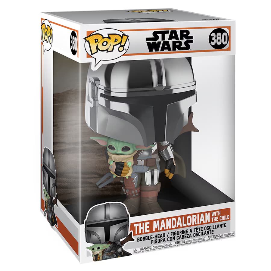 Figura Funko POP XL Star Wars The Mandalorian Mando con The Child "Baby Yoda" (Recogida Gratis Tienda)