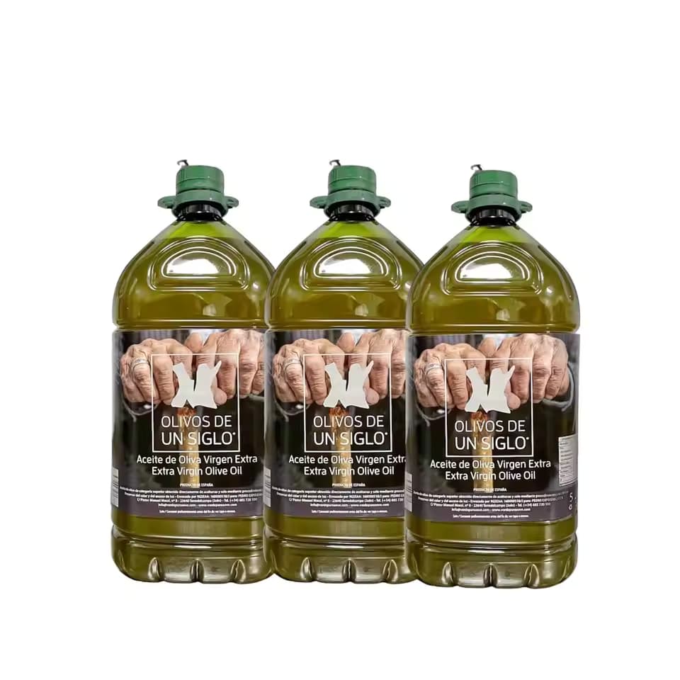Aceite de Oliva Virgen Extra Picual – Pack 3×5 L (15 L) · Cosecha temprana · Origen Jaén