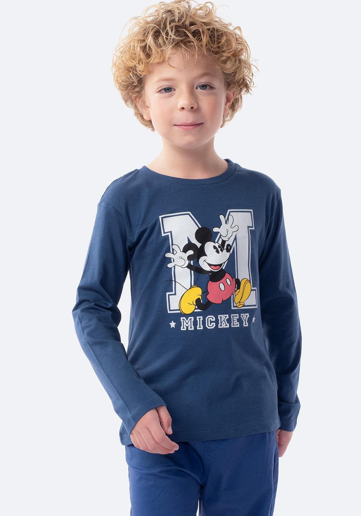 Camiseta de manga larga de Niño Mickey Mouse de DISNEY (tallas de 3 a 12 años, recogida en tienda gratuita)